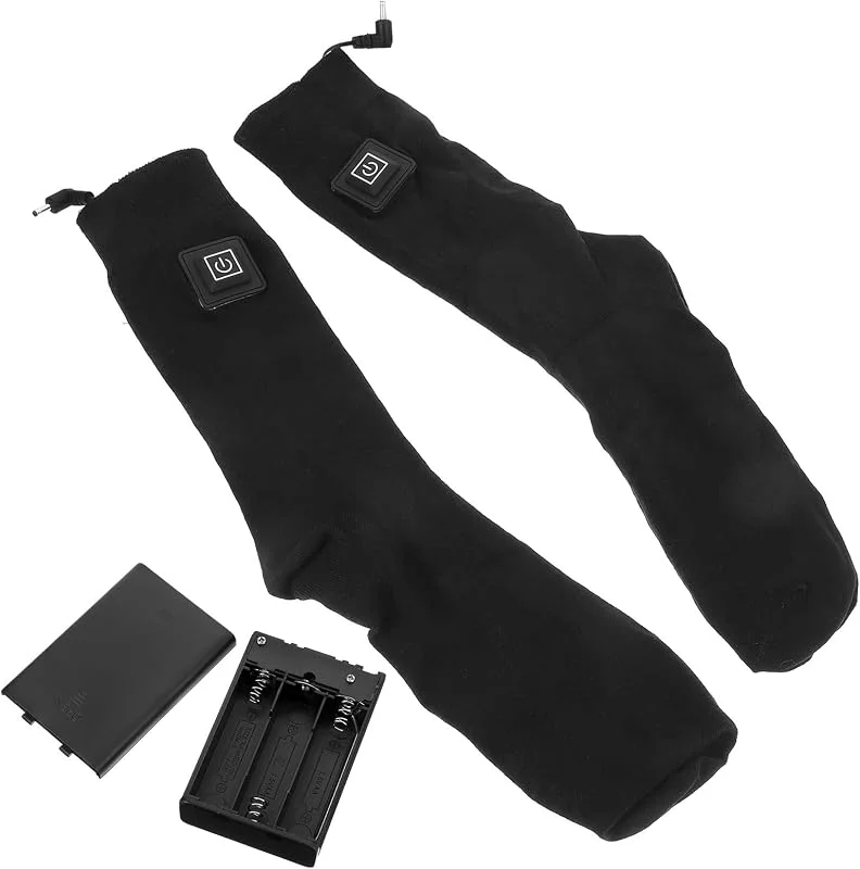 Baumwolle Wintersocken mit Batteriefach Beheizbare — Heizkleidung
