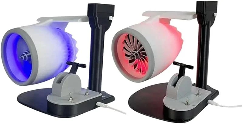 USB-Desktop-Lüftermotor-Design mit Luftbefeuchter, LED-Licht