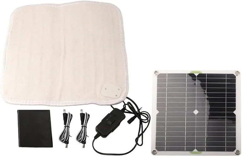 Energiesparende, solarbetriebene Haustier-Heizmatte für ganzjährigen Gebrauch mit zuverlässiger Wärmekontrolle bei kalten Wetterbedingungen — Heizung Warmepumpe