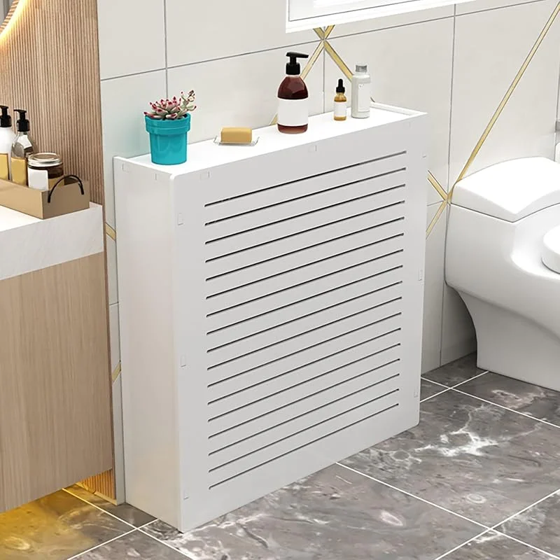 Hochwertige dekorative Heizkörperabdeckung mit horizontalen Lamellen – Dampfschutzdesign mit Entlüftung – Einfache Installation für die Inneneinrichtung – Stilvolle und funktionale Heizkörpe — Heizung Warmepumpe