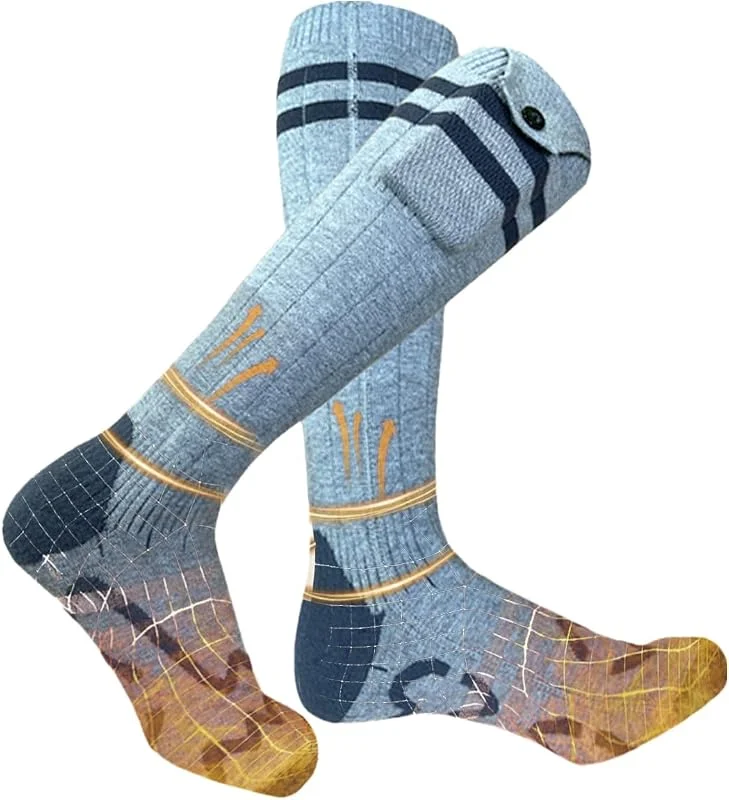 Elektrische Heizsocken Schnellheizung, Akku, Waschbar — Heizkleidung