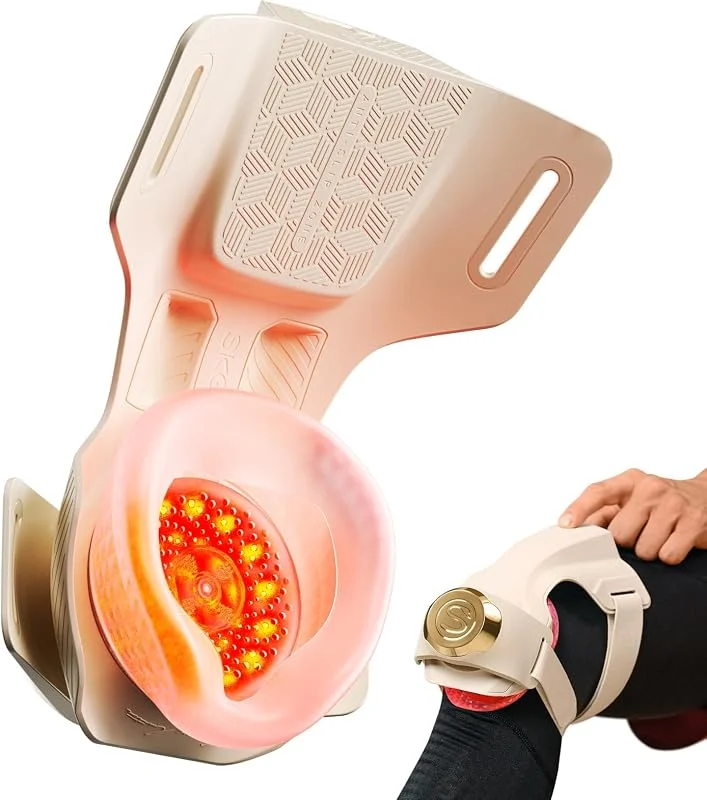SKG Kniemassagegerät mit Rotes Licht Wärme & Vibration, Kabellos, WS500 — Heizkleidung