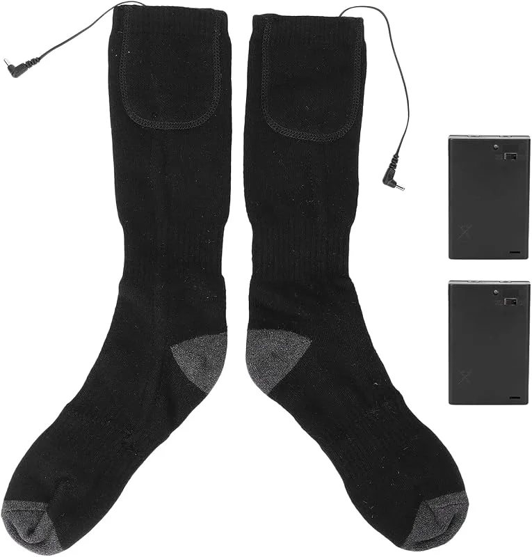Heizstrümpfe, Elektrische Erhitzte Socken, Infrarot Fördern die Durchblutung, Drahtlose Erwärmung für das Wandern und das Eisfischen — Heizkleidung