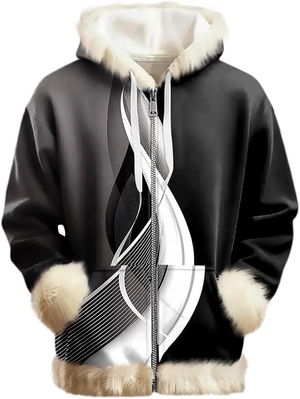 Ansenesna Winterjacke Damen Warm mit Fellkapuze Wintermantel Elegant Sweatjacke Mit Kapuze Oversize Sweatshirt Jacke Winter Mantel Frauen mit Hood Damen-Jacken Mit Fell Kapuzenjacke Damenjacken — Heizkleidung
