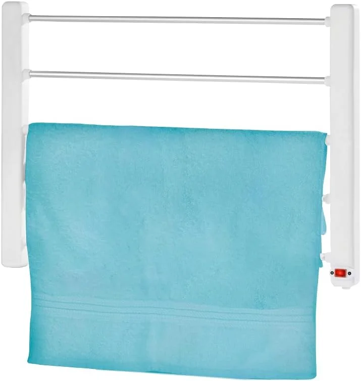 Jocca Elektrischer Handtuchheizkörper 65W, 60 x 44 cm, Wandmontage, Weiß — Heizung Warmepumpe
