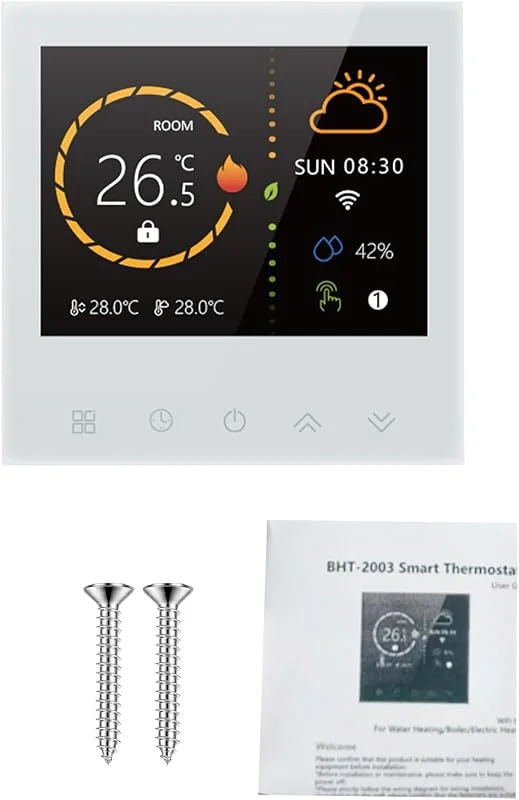 Vielseitiger und Effizienter Smart-Thermostat für die Fernsteuerung von Wasser-, Fußbodenheizungen, Kompatibel mit Smart Home-Automatisierung (#2) — Heizung Warmepumpe