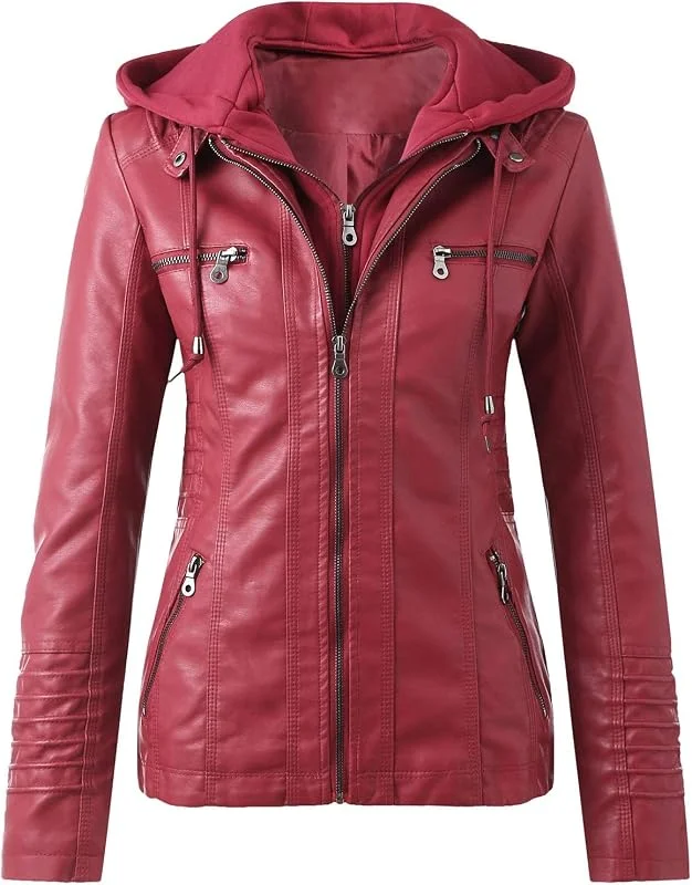 Damen Weste mit Reißverschluss Gürtel taillierter Stehkragen Motorrad Mantel elegante Jacke für Frauen — Heizkleidung