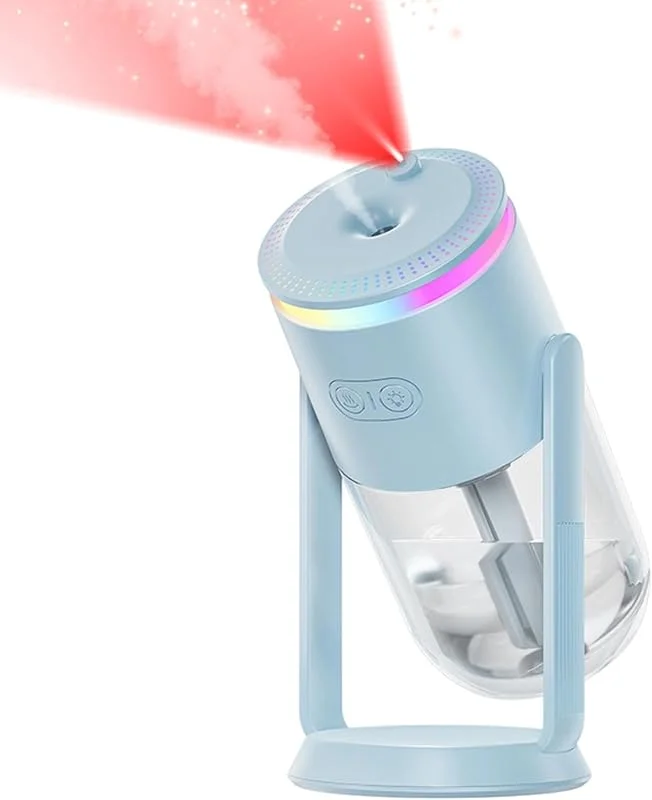 USB-Luftbefeuchter, 280 ml, USB-betriebener Projektor mit 7 Farblichtern