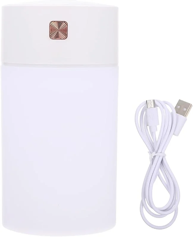 UPKOCH USB Luftbefeuchter für Innenbereich mit 300ml Wassertank Geräuschloser Tisch Luftbefeuchter mit Aromatherapiefunktion für Schlafzimmer und Auto