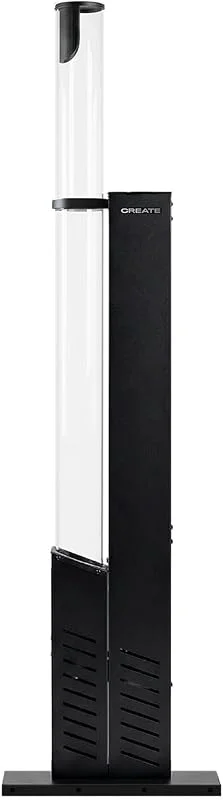 CREATE FIRE TUBE HEATER SLIM, Außen-Pelletofen 8, 2 kW ohne Rauch Funktioniert mit Pellets, rauchfrei, Abdeckung bis zu 9 m², 8, 2 kW — Heizung Warmepumpe