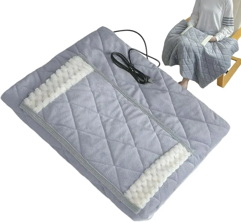 USB-elektrische Heizdecke, weicher Heizüberwurf, schnell warme Heizdecken, tragbare Bett- und Couchwärmer, Winterdecke für den Innenbereich zum Schlafen, Arbeitsplatz, Reisen, Zuhause, Entspannung — Heizung Warmepumpe