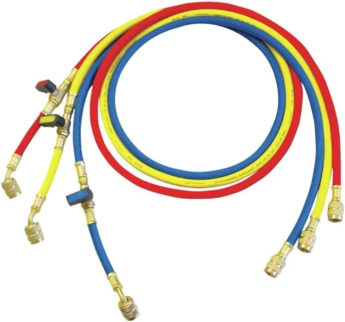 ROTHENBERGER Druckschläuche-Set PLUS, 5, 16" SAE, 1, 5m, 1500000030, Installation, Wartung und Entsorgung von Kälteanlagen und Klimaanlagen, Wärmepumpen — Heizung Warmepumpe