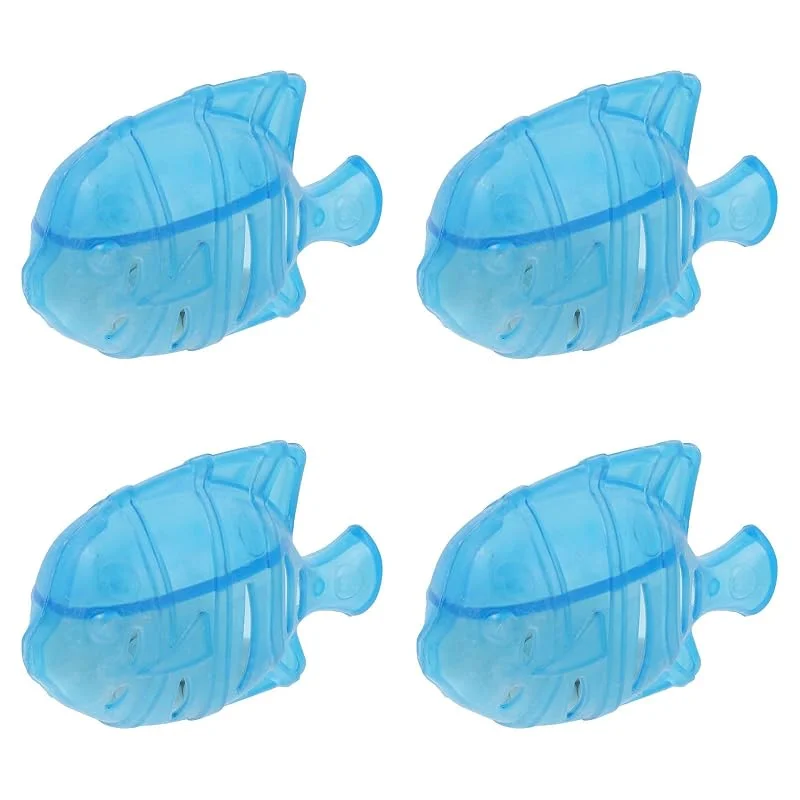 Mipcase Luftbefeuchter Tankreiniger Fischform 4PCS blau Kunststoff für Kaltnebel Luftbefeuchter reduziert weißen Staub und reinigt Mineralien
