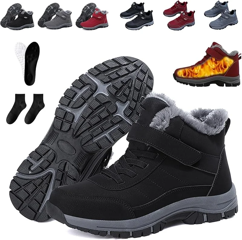 Warm Comfort Boots, Ergonomische Winterstiefel, Orthopädische Schuhe Damen Winter, Warm Gefüttert, Wasserabweisend, Rutschfeste Sohle Breite Zehenbox, Winterkomfort Bei Jedem Schritt — Heizkleidung