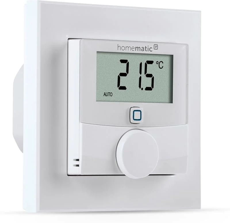 Homematic IP Wandthermostat mit Schaltausgang für Markenschalter — Heizung Warmepumpe