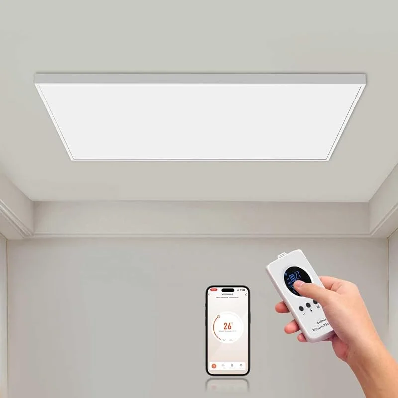 Infrarotheizung Deckenmontage 600W Smart Steuerung mit Thermostat — Heizung Warmepumpe