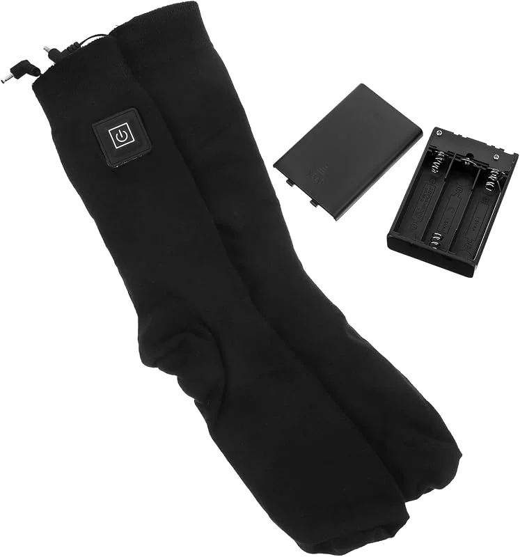 Dicke Winter Thermosocken mit Batteriefach Baumwolle für Geschenkideen — Heizkleidung