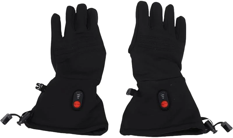 Dpofirs Wiederaufladbare Beheizte Handschuheinlagen, Elektrische Heizhandschuhe mit Touchscreen-Fingerspitzen Zum Skifahren, Radfahren, Wandern — Heizkleidung