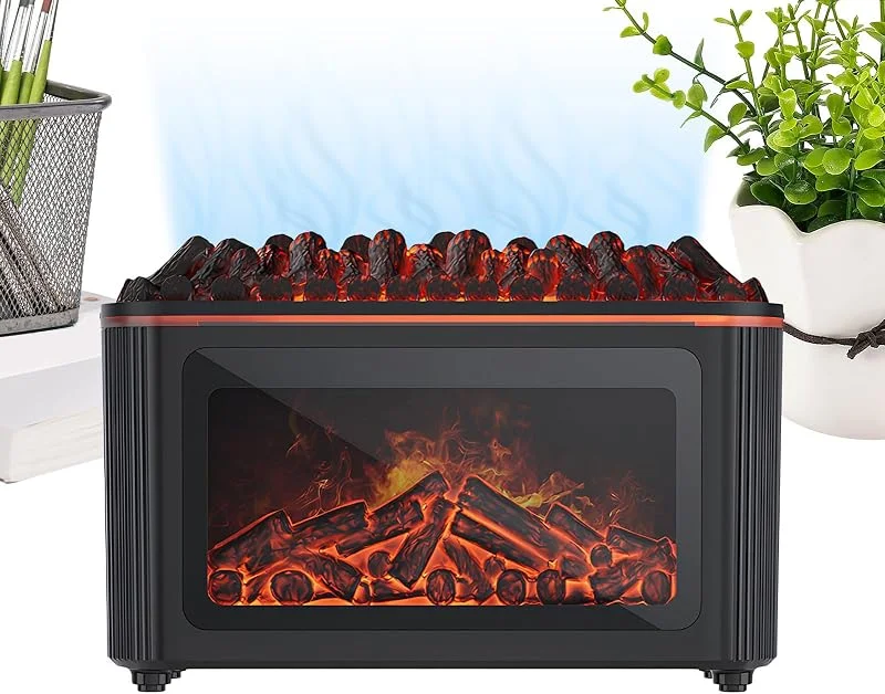 Kamin Luftbefeuchter 160ml Ultraschall Leiser Luftbefeuchter Mit 7