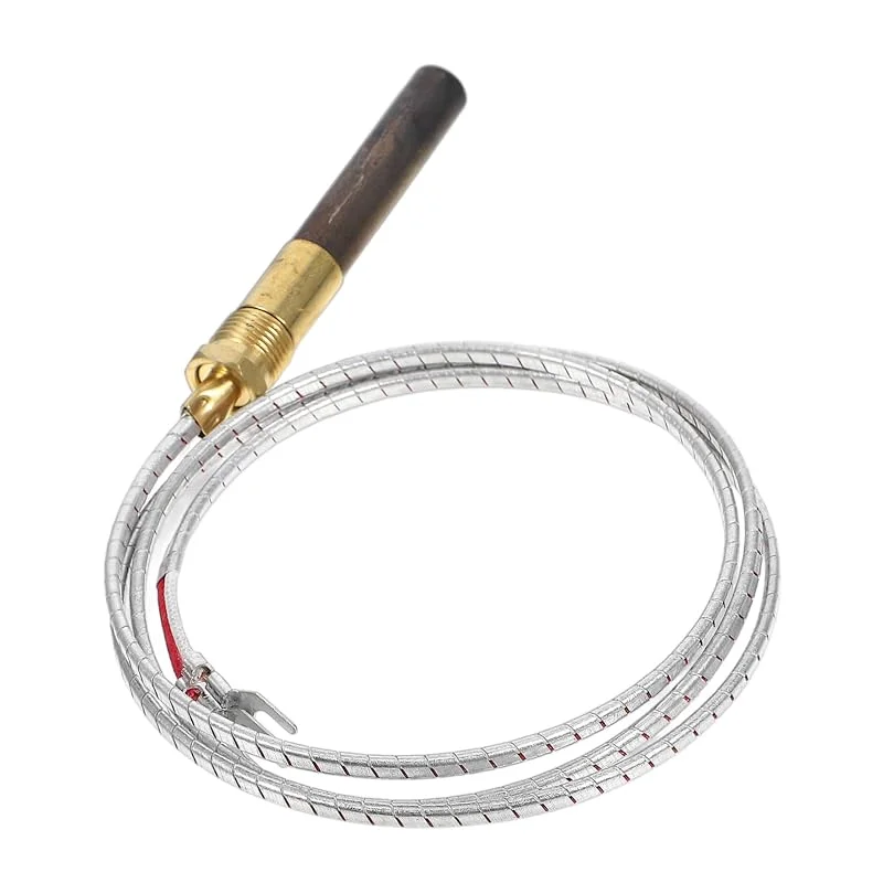 CHILDWEET Thermoelement Für Gasheizgeräte Aluminiumummanteltes Kabel Installieren Kompatibel Mit Kamin Wasserheizer Und Heizstrahlern Für Präzise Temperaturregelung — Heizung Warmepumpe