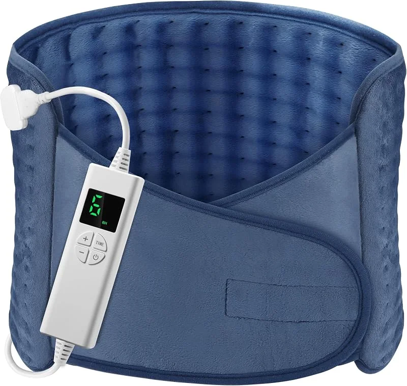 Heizkissen mit Abschaltautomatik 126x30cm, 6 Heizstufen, 4h Timer Blau — Heizkleidung