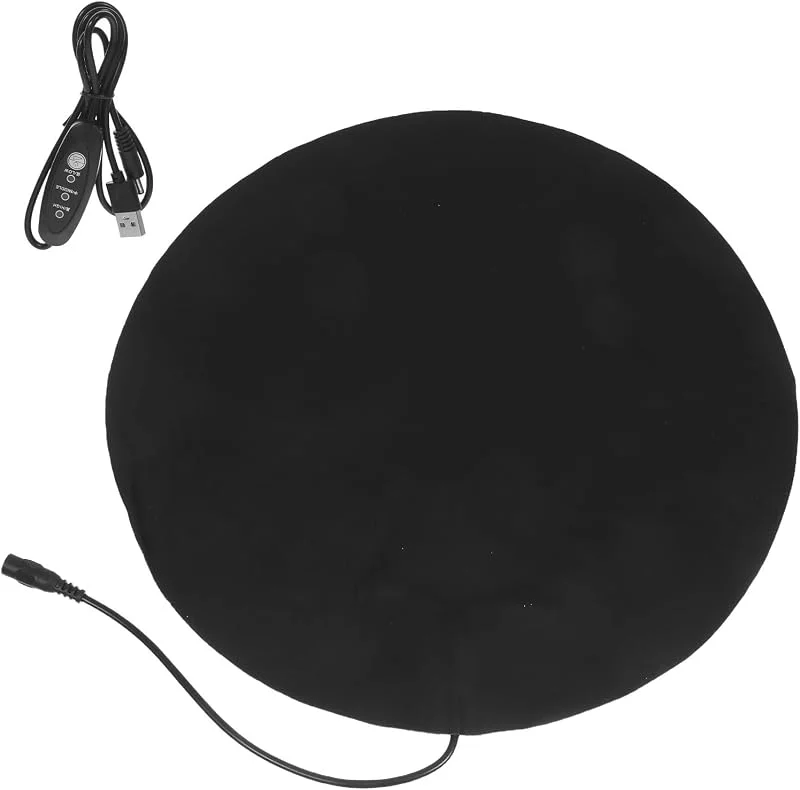 Heizkissen für Haustiere USB 5v, 2a, Konstant Warm, Tragbar, Schwarz — Heizung Warmepumpe