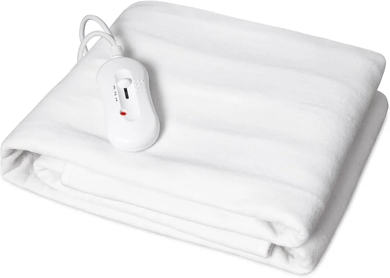 Venustas Wärmeunterbett, Wärmedecke Heizdecke, Electric Blanket mit 3 Temperaturstufen und Überhitzungsschutz, Wärmekissen 150x80cm — Heizung Warmepumpe
