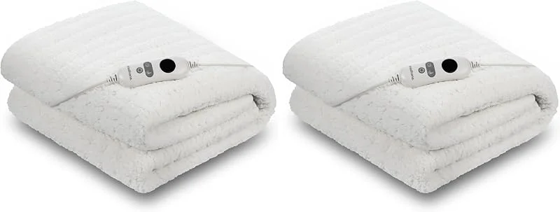 medisana HU 672 Wärmeunterbett 150x80, Heizdecke, elektrische Wärmedecke (Packung mit 2) — Heizung Warmepumpe