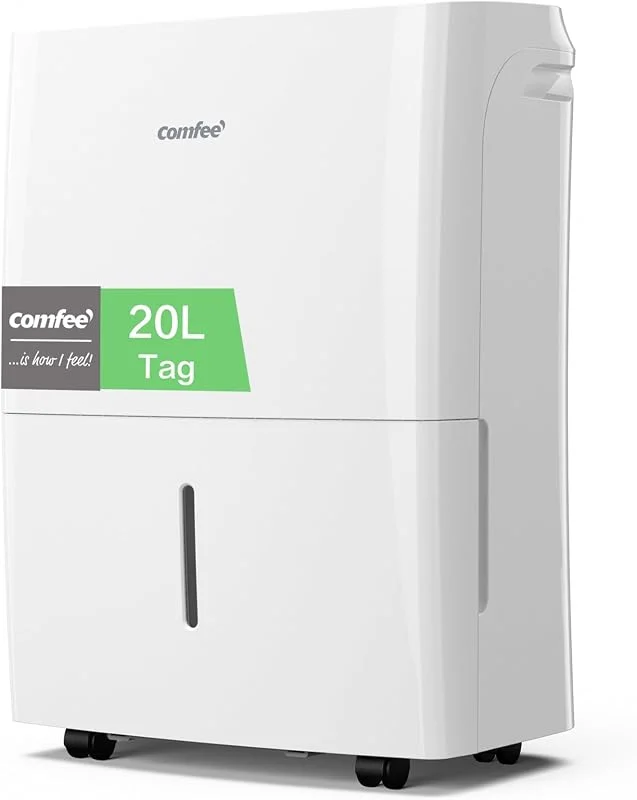 Comfee Luftentfeuchter MDDF-20DEN7, 20L, 24h, Raumgröße ca.100m³(40m²), APP-fähig WLAN-Steuerung — Luftbefeuchter