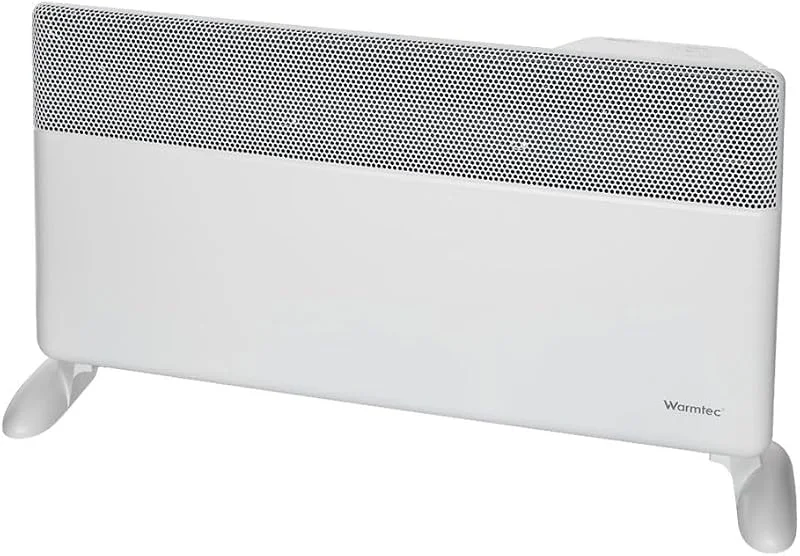 WARMTEC Elektroheizung Konvektor 2000W Inverter - Energiesparend Elektroheizkörper Wandmontage und Mobil - Smart Heizung mit WLAN und Thermostat - Timer, IP24-Schutz - Weiß — Heizung Warmepumpe