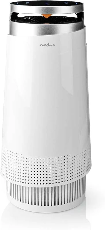 Nedis Luftreiniger - HEPA Filter - Luftqualitätsanzeige - 1.80 m - Kunststoff - Schwarz, Weiss — Luftbefeuchter