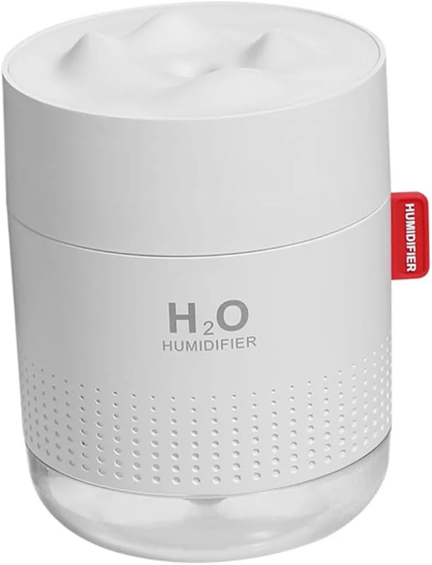 500ml Luftbefeuchter mit Kaltvernebelung, Weiß, Leise