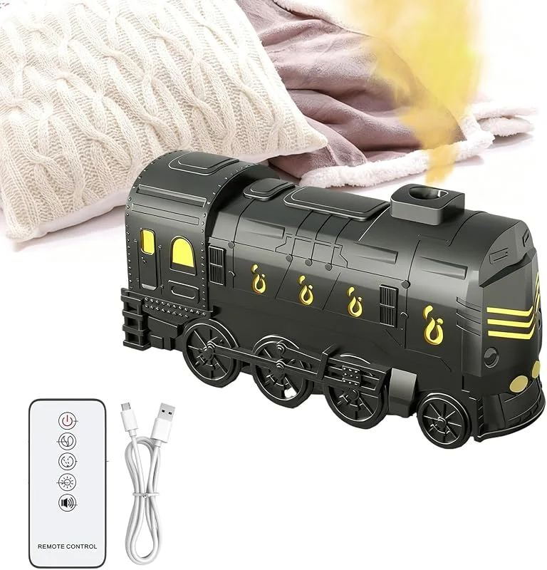 Diffuser Für Zuhause 7-Farbige LED-Beleuchtung Train Geruchsneutralisierer — Luftbefeuchter