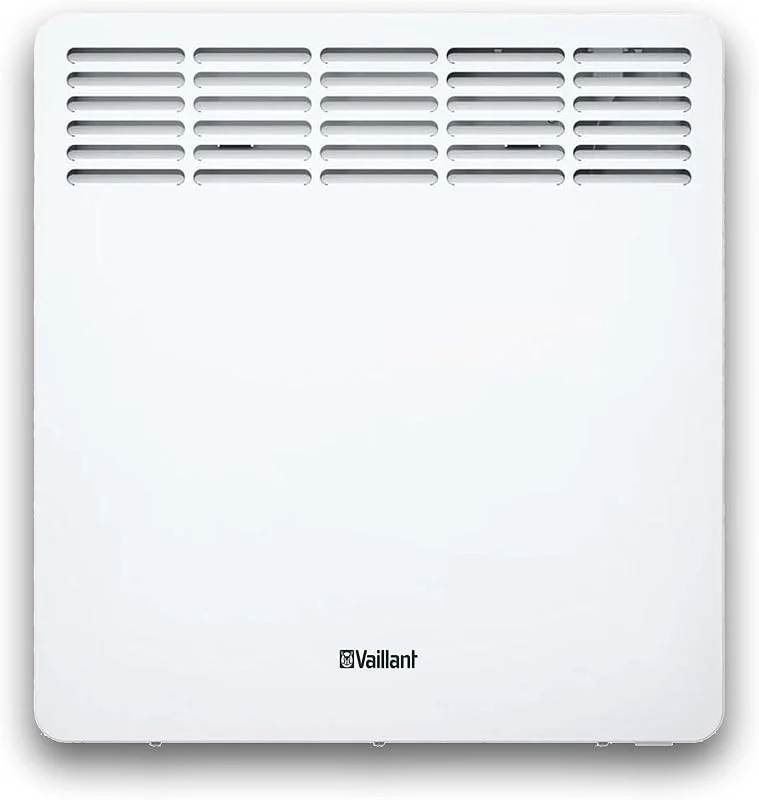 Vaillant eloMENT VER 100, 5 Wandkonvektor für ca. 10 m2 (weiß), 230V, 1, 0 kW Heizleistung, Elektroheizkörper für zuverlässige und schnelle Wärme, wandhängend, 0010023956 — Heizung Warmepumpe