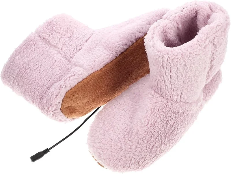 Elektrische Heizschuhe mit USB Anschluss, Winterfußwärmer Winter Feier — Heizkleidung