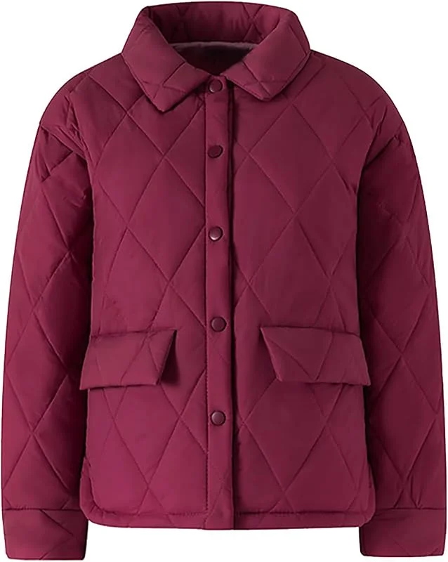 Damen Winter Jacke mit Kapuze Warmer Wasserdicht Winterjacke Steppmantel Female Jacken Winterjacke Elegant Winter Parka Steppmantel Puffer Jacke daunenmantel Winterparka mit Taschen Und Reißverschluss — Heizkleidung