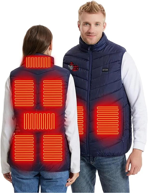 Testsieger Beheizbare Weste Unisex Damen Herren Winter Outdoor Heizweste — Heizkleidung