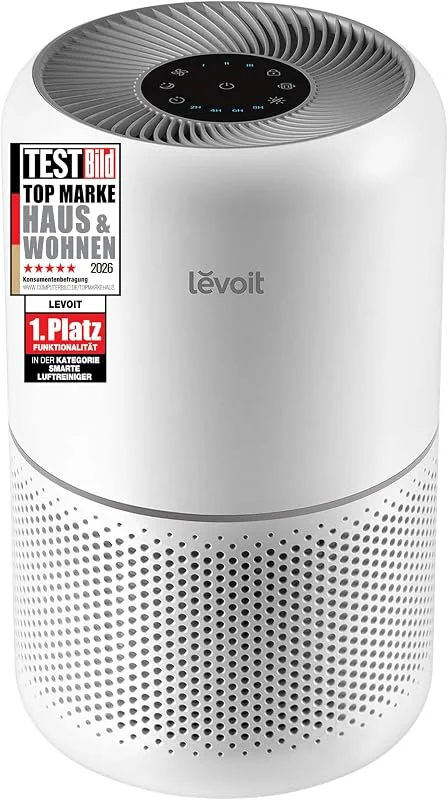 Levoit Core 300 Luftreiniger für Schlafzimmer, 4 Filteroptionen, bis 40㎡ — Luftbefeuchter