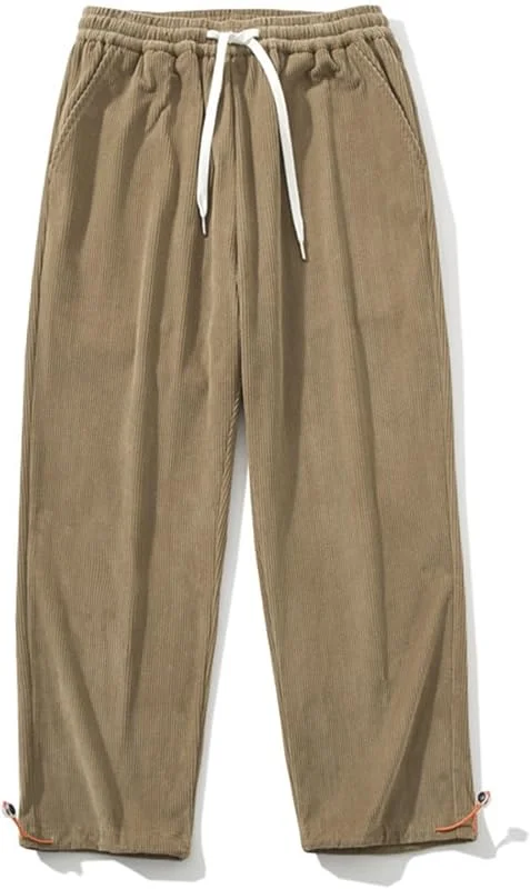 Herren Kordhose Streetwear Freizeithose Running Sporthose Trainingshose — Heizkleidung