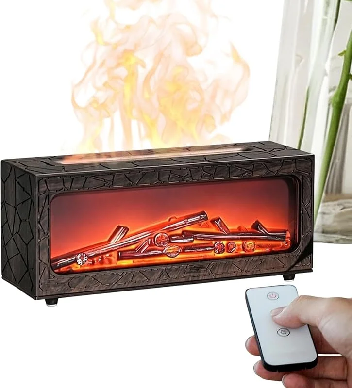 Fireplace Luftbefeuchter – Colorful Light Diffuser – Timed Aromatherapy