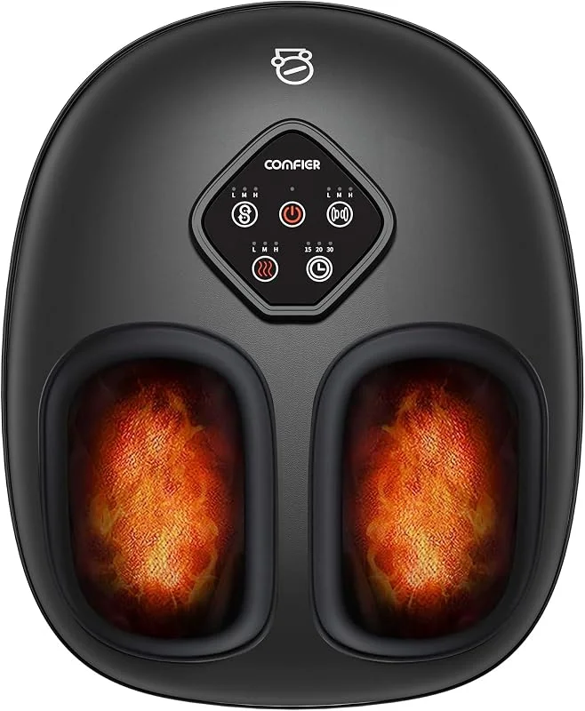 COMFIER Fußmassagegerät mit Wärme, Fussmassagegerät Elektrisch 2026 Neues — Heizung Warmepumpe