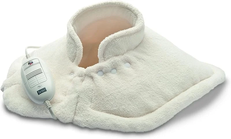 bosotherm 1600 Schulter-Nacken-Heizkissen – Extra weiches Wärmekissen zur Entspannung mit abnehmbarer Zuleitung und Abschaltautomatik – Maße: ca. 56 x 52 cm — Heizung Warmepumpe