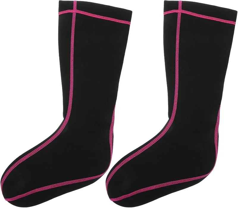 Neopren Schnorchelsocken 1 Paar Schwarz für Damen und Herren — Heizkleidung