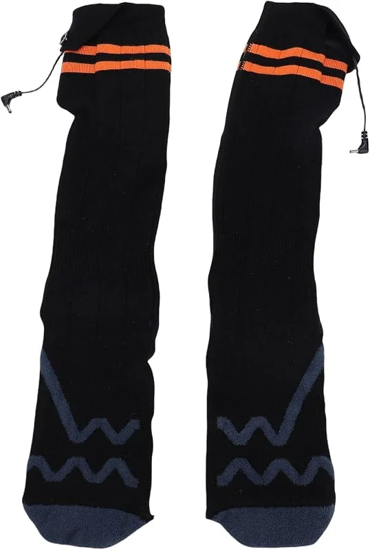 Elektrisch Beheizte Socken, Vielseitiges, Maschinenwaschbares, Wiederaufladbares Design für den Außenbereich, Männer und Frauen, 5000-mAh-Akku — Heizkleidung