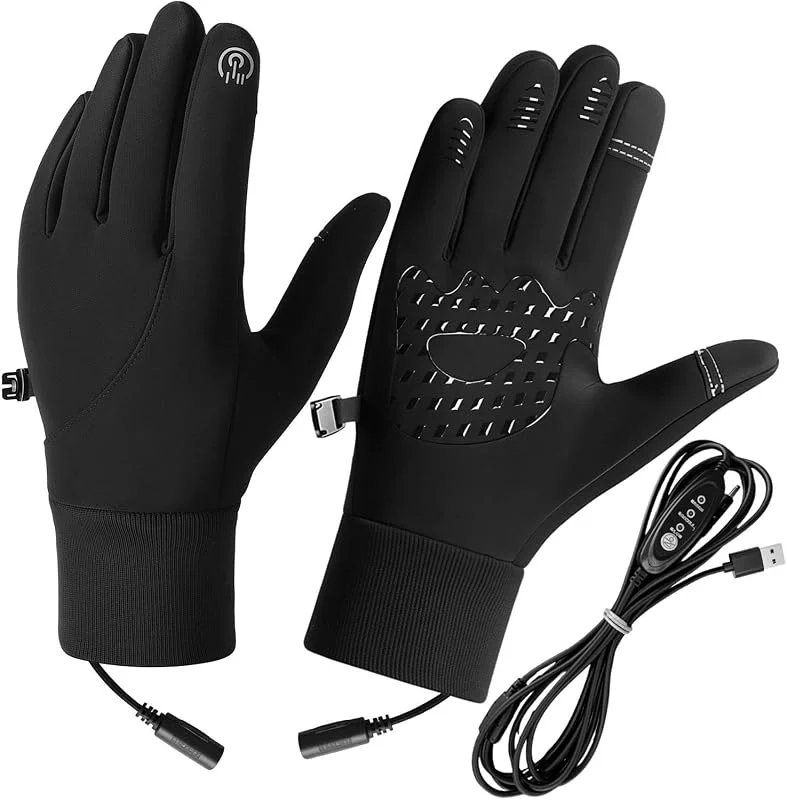 Beheizte Handschuhe USB Plug-In Winddicht Winter Fäustlinge — Heizkleidung
