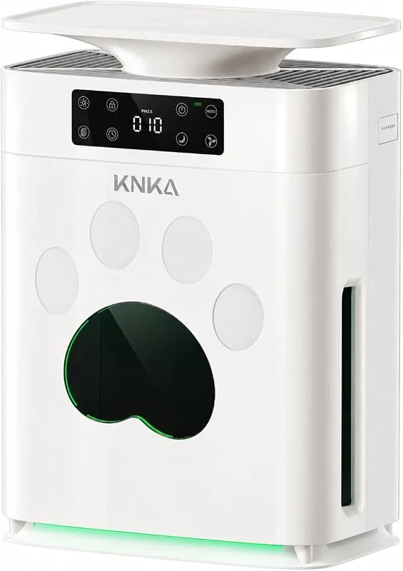 KNKA APH2500P PetAir Luftreiniger gegen Tierhaare, CADR 250 m³, h bis 52m² — Luftbefeuchter