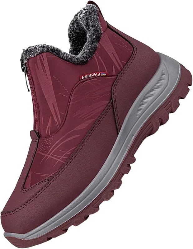 Herren Winterschuhe Plüsch Warme Baumwolle Schuhe Tragen und Anti Stiefel Fünf Finger Baumwolle Schuhe Outdoor Sportschuhe Männer und Frauen Wanderschuhe — Heizkleidung