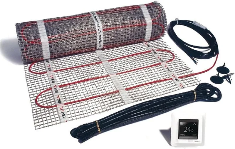 Devi Fußbodenheizung 140F0817 Slim Bed Kit 1-225 W DTIF 1, 5 m² — Heizung Warmepumpe
