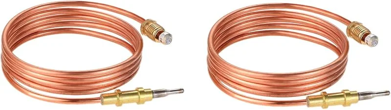 100, 3 cm Gas-Thermoelement-Ersatz, Gas-Kamin, Universal-Thermoelement-Set für BBQ Grill Feuerstelle Heizung Desa Vent Wall Heater 098514-02 — Heizung Warmepumpe