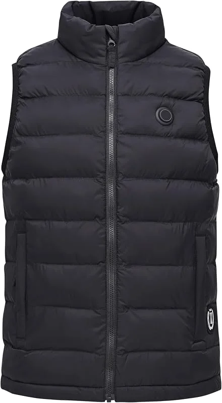 Imperial Riding IRH Heated Kinder Heated Bodywarmer beheizbare Reitweste mit Reißverschluss Heat Tech Powerbank wasserabweisend winddicht für Winter — Heizkleidung